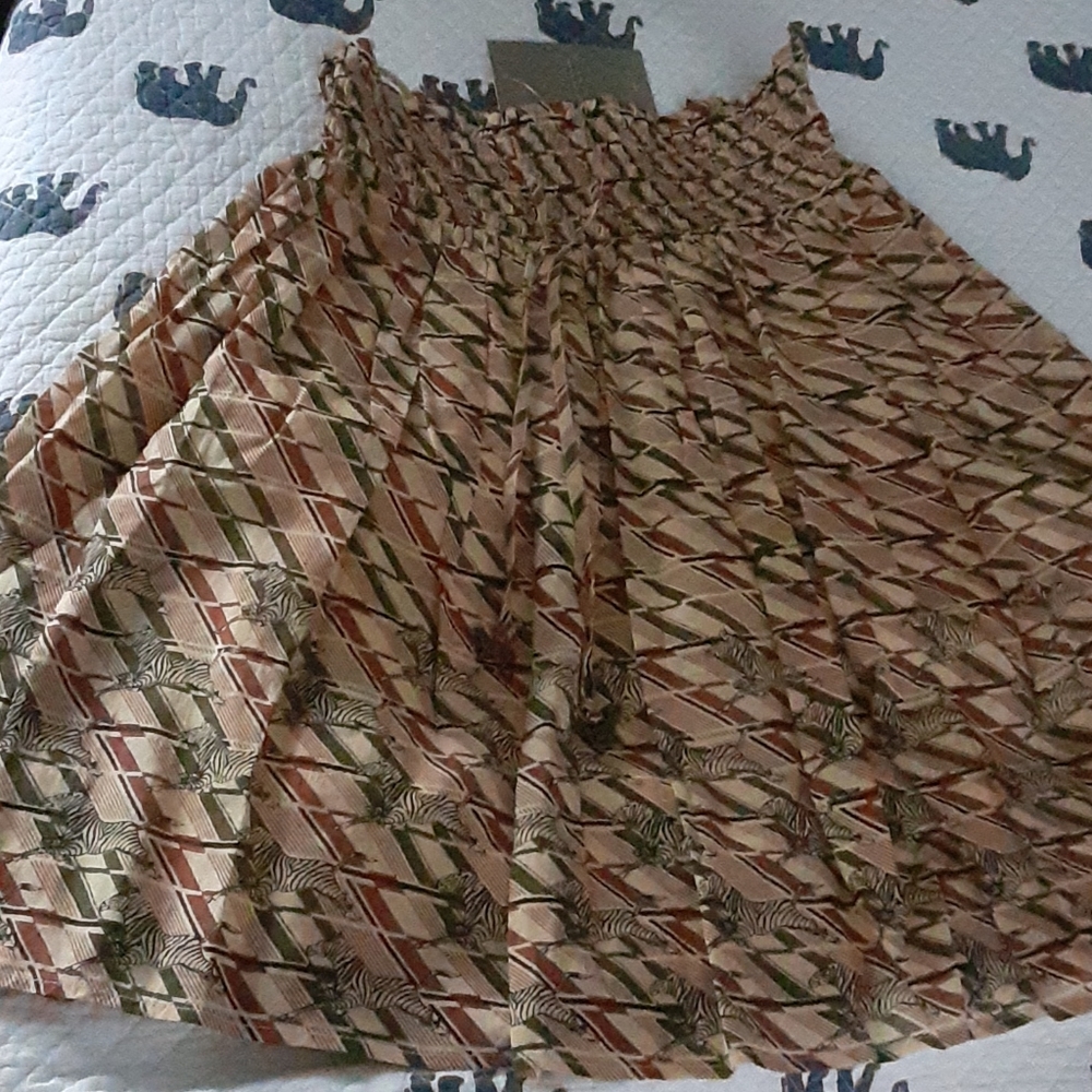 NWT Anthropologie Zebra Design Skirt Sz Small